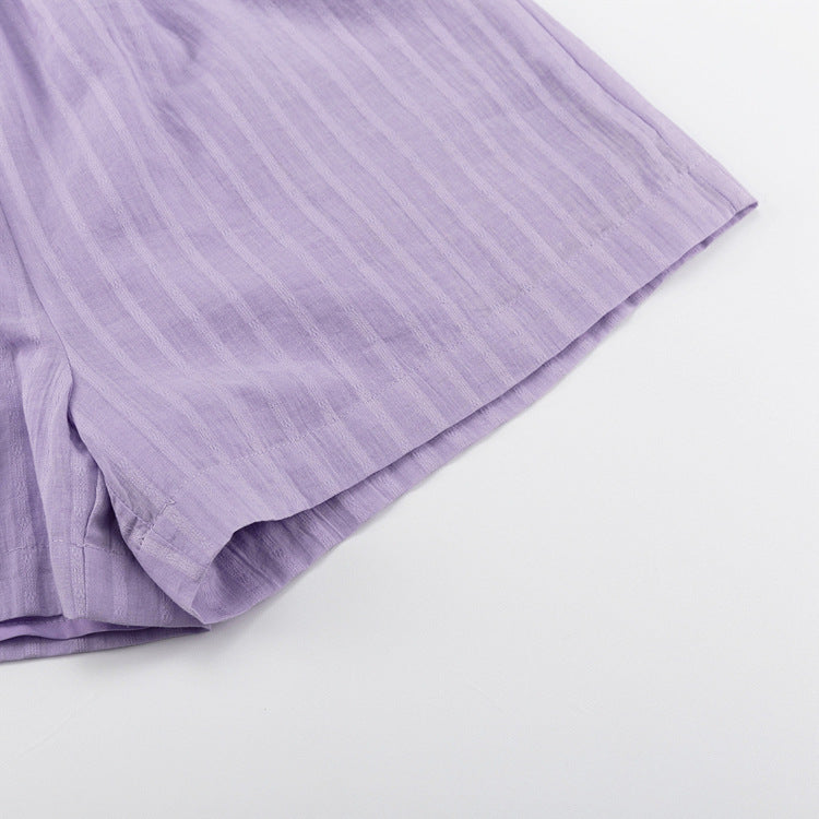 Éloïse | Striped Cotton Co-ord Set