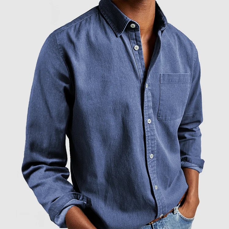 Alban | Everyday Button-Up in Washed Cotton