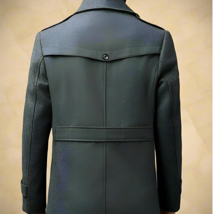 Victor | Double Collar Wool Coat