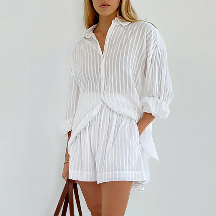 Éloïse | Striped Cotton Co-ord Set