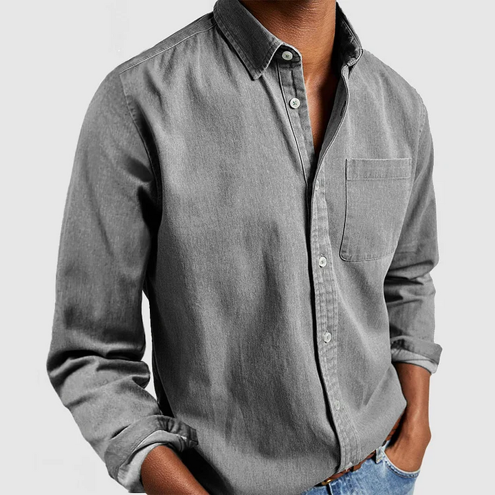 Alban | Everyday Button-Up in Washed Cotton