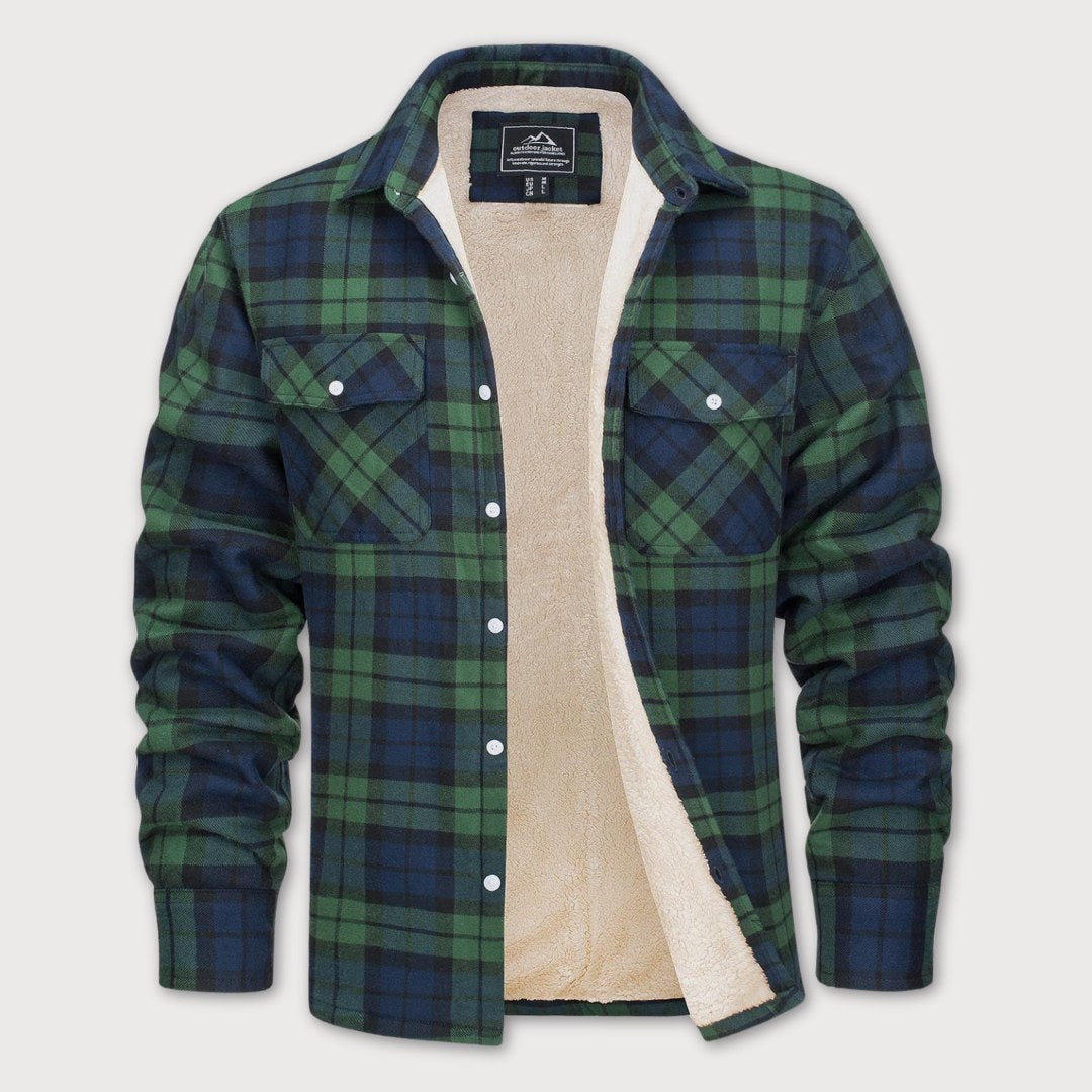 Rowan | Sherpa-Lined Houthakkershemd