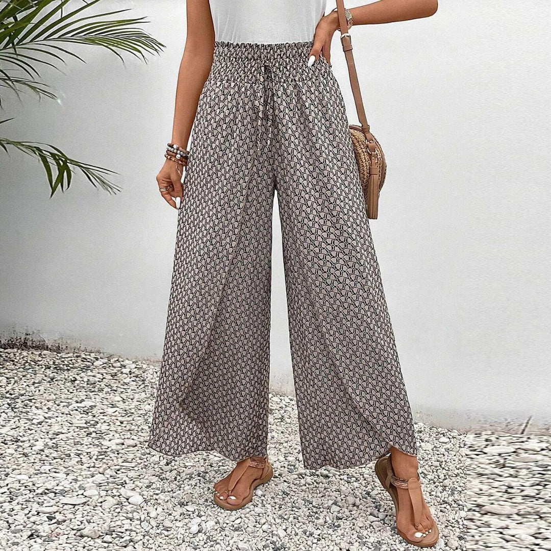 Lucette | Luchtige Zomerbroek met Print