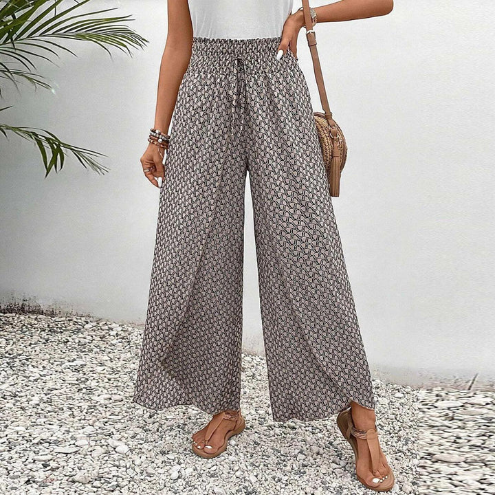 Lucette | Luchtige Zomerbroek met Print