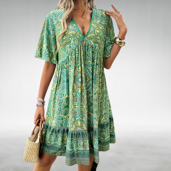 Elvira | Boho Breeze Jurk (Bijna Uitverkocht!)
