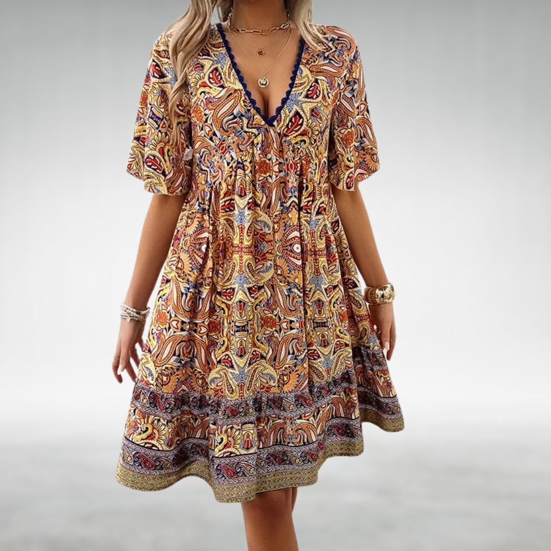 Elvira | Boho Breeze Jurk (Bijna Uitverkocht!)
