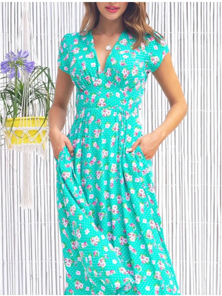 Elodie | Vintage Midi Jurk