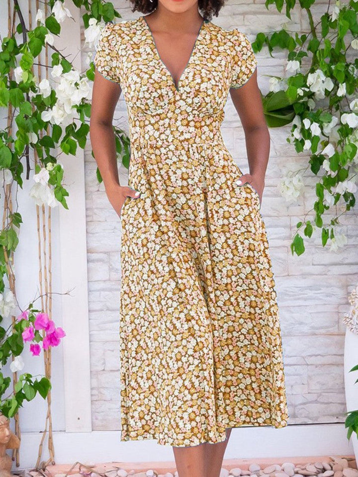 Elodie | Vintage Midi Jurk