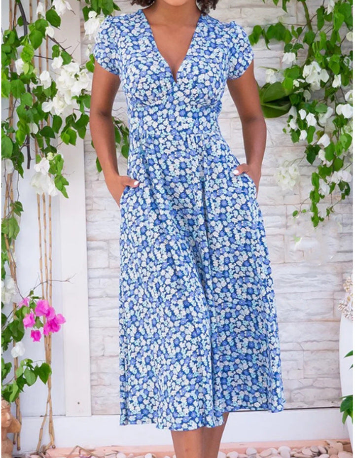 Elodie | Vintage Midi Jurk