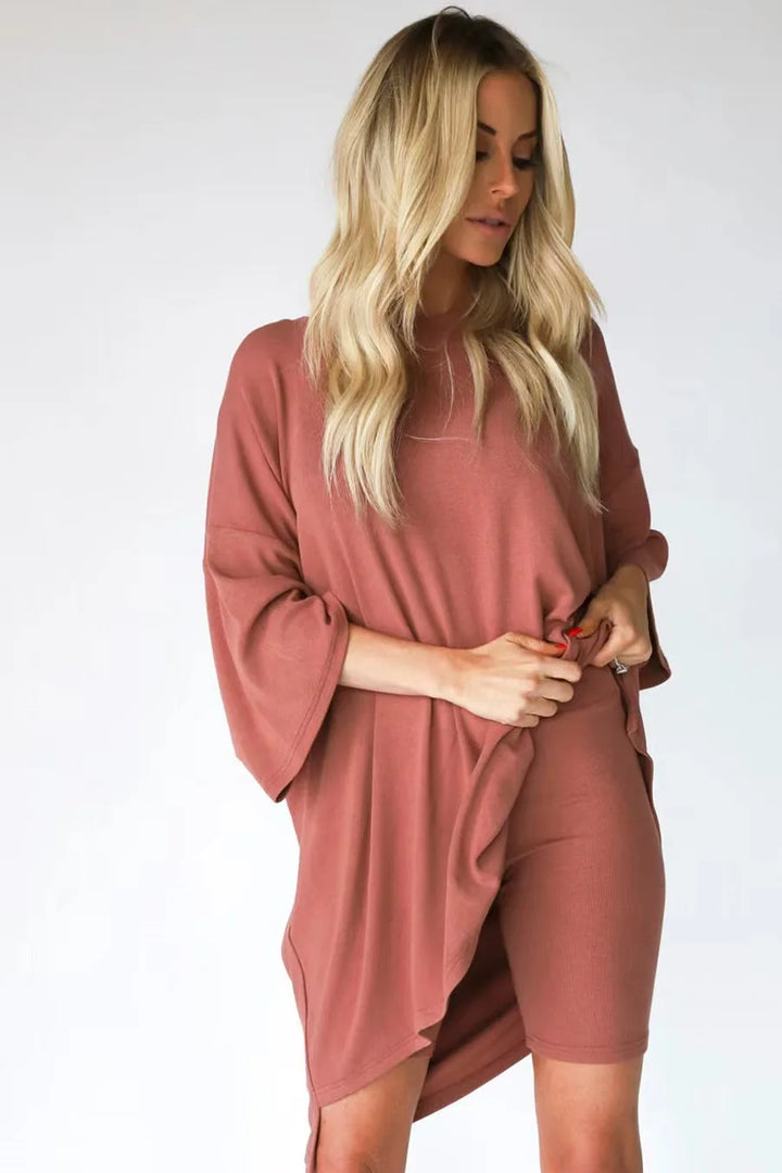 Noor | Minimal Lounge Set van Zachte Jersey