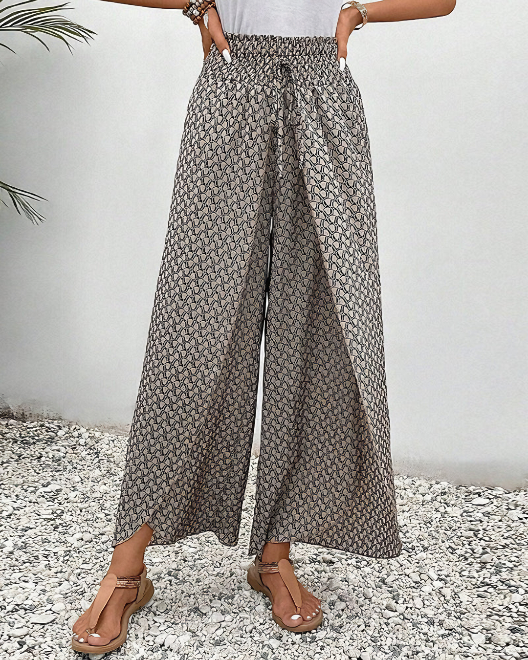 Yara | Breezy Luxe Wide-Leg Broek