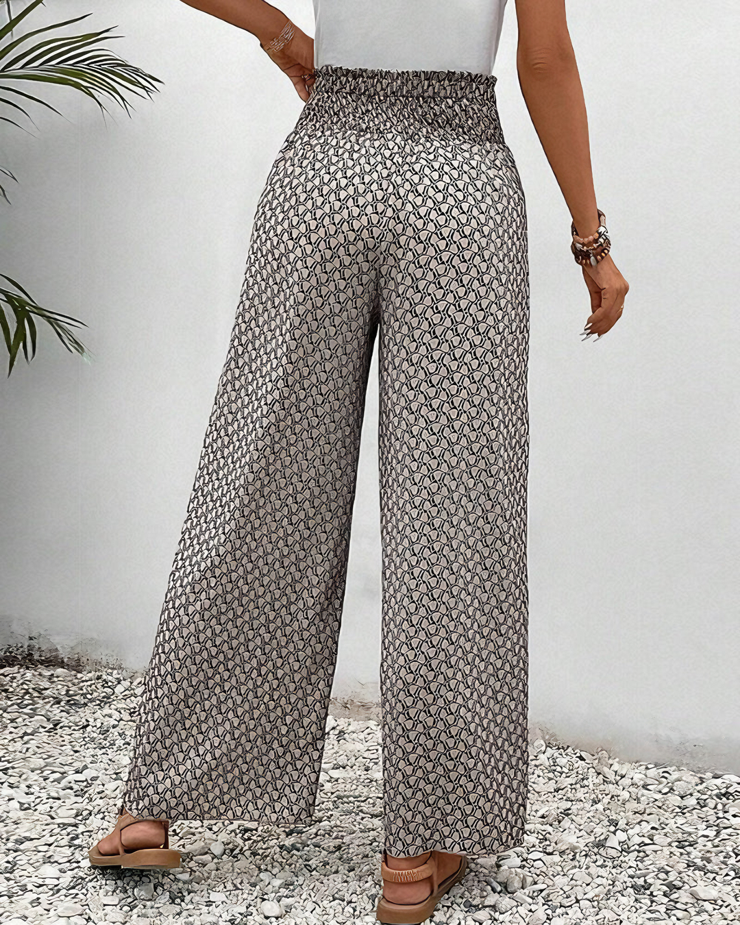 Yara | Breezy Luxe Wide-Leg Broek