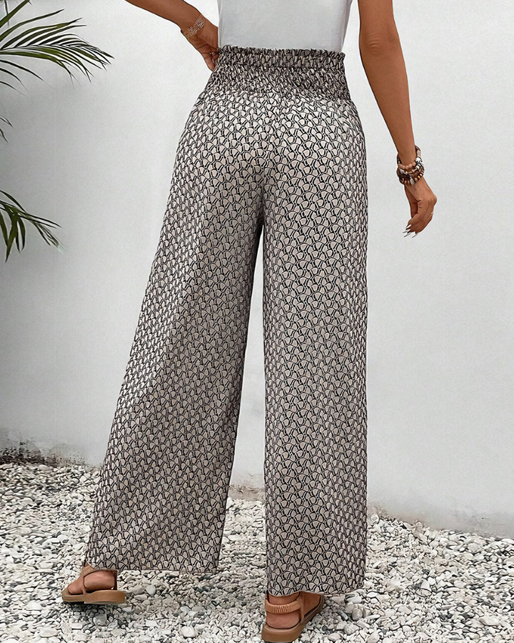 Yara | Breezy Luxe Wide-Leg Broek