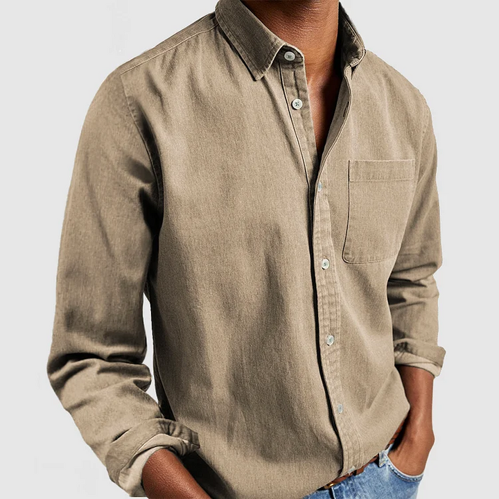 Alban | Everyday Button-Up in Washed Cotton