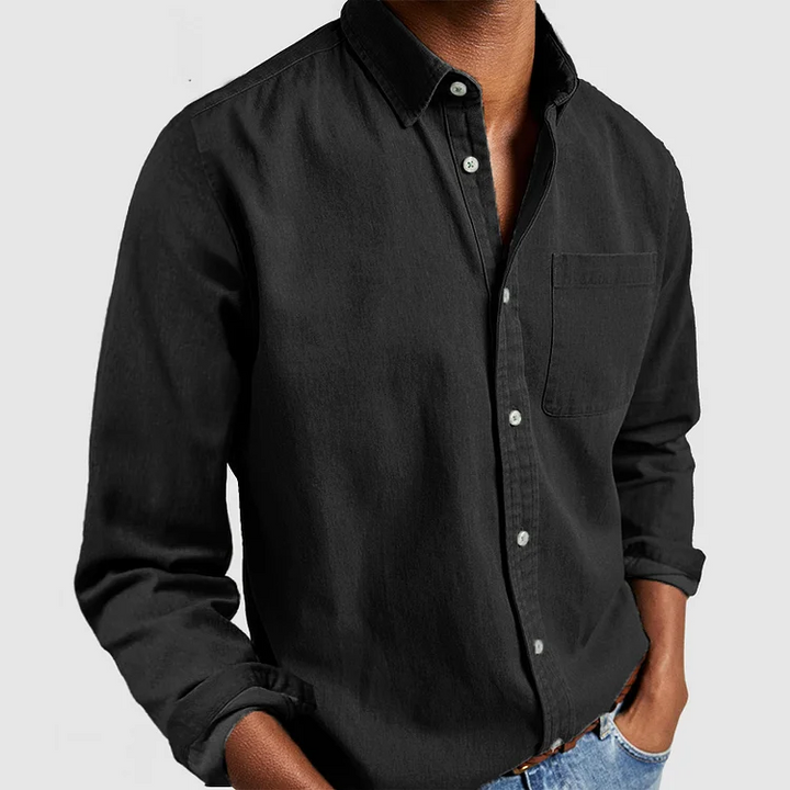Alban | Everyday Button-Up in Washed Cotton