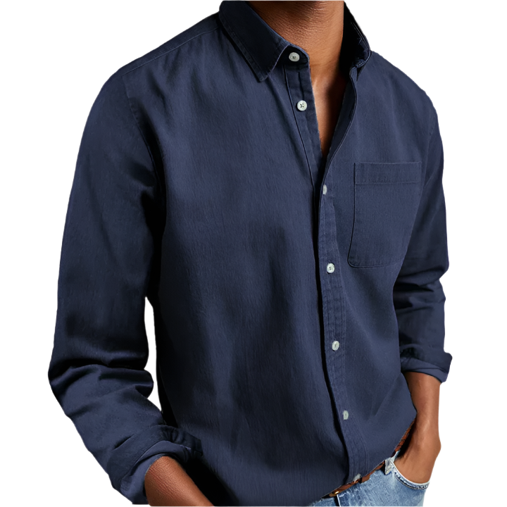 Alban | Everyday Button-Up in Washed Cotton