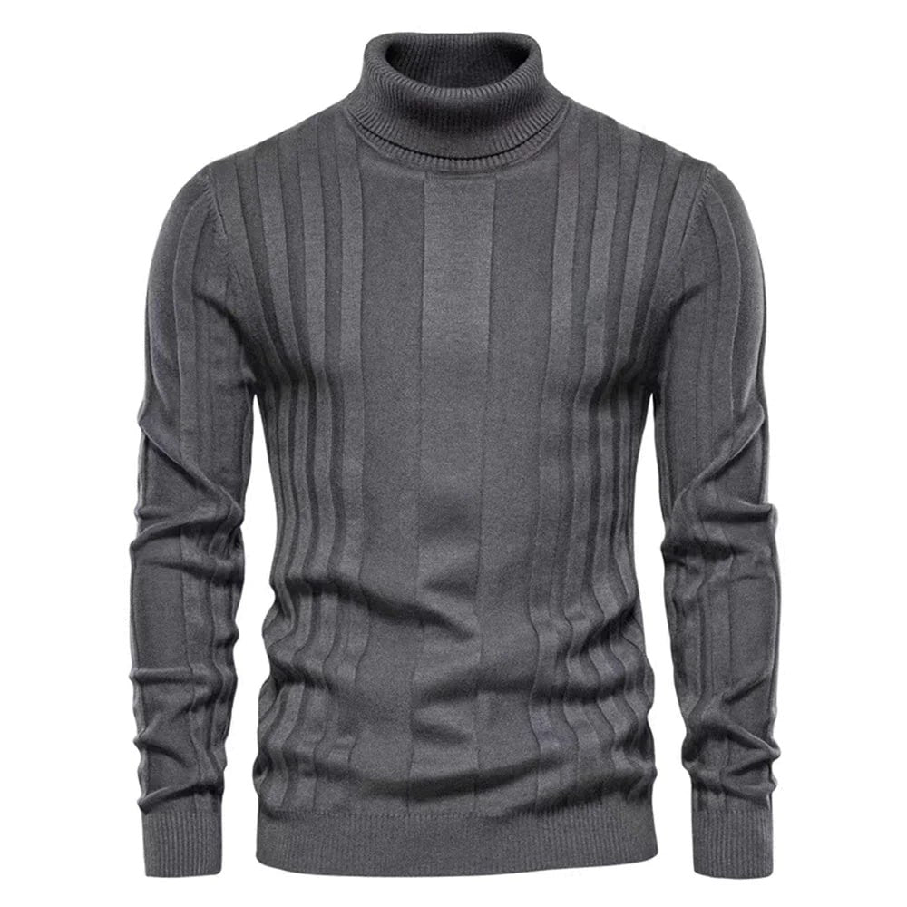 Cole | Luxe Rib Turtleneck